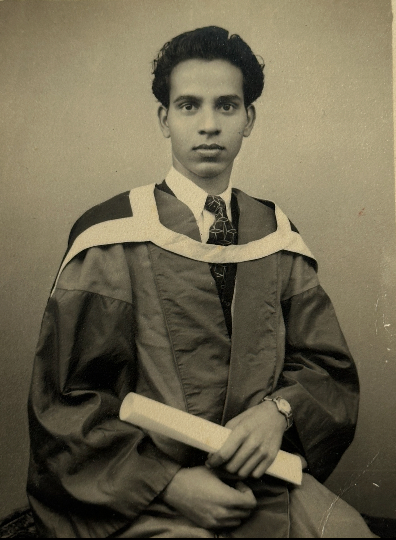 Mohammad Ataullah at graduation